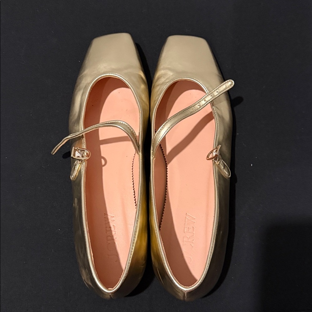 J. Crew Women's Anya Mary Jane flats in metallic - Picture 14 of 14